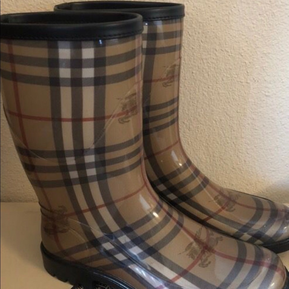 Authentic Burberry Rain Boots